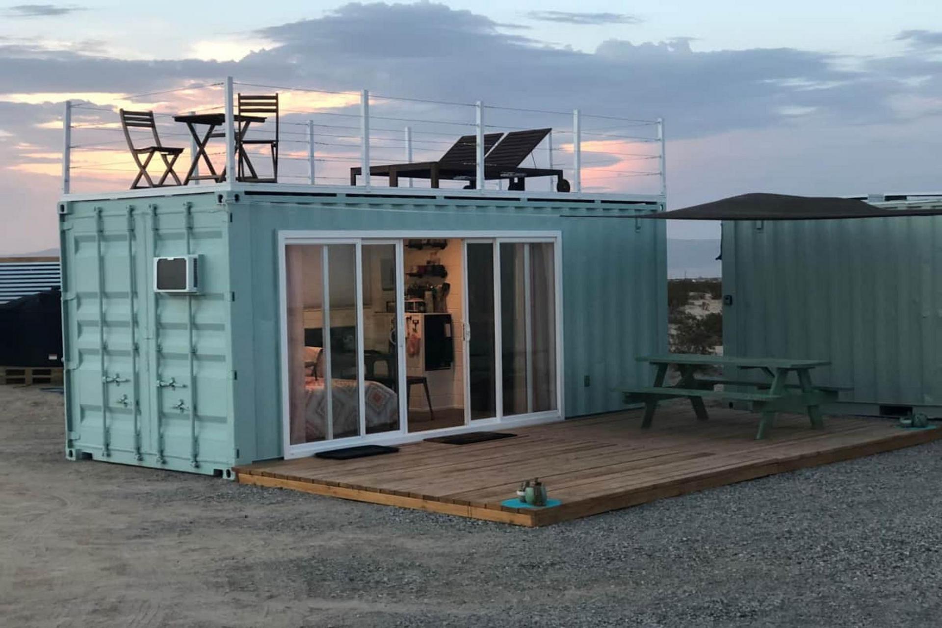 143-square-foot-container-tiny-home-with-rustic-barn-door